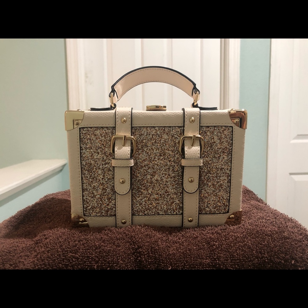 Aldo glitter box purse.